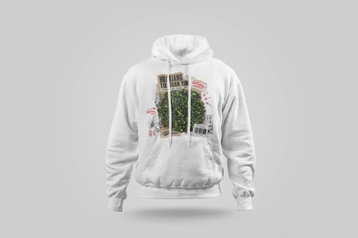 Hoodie — Floral Tie Guan Yin