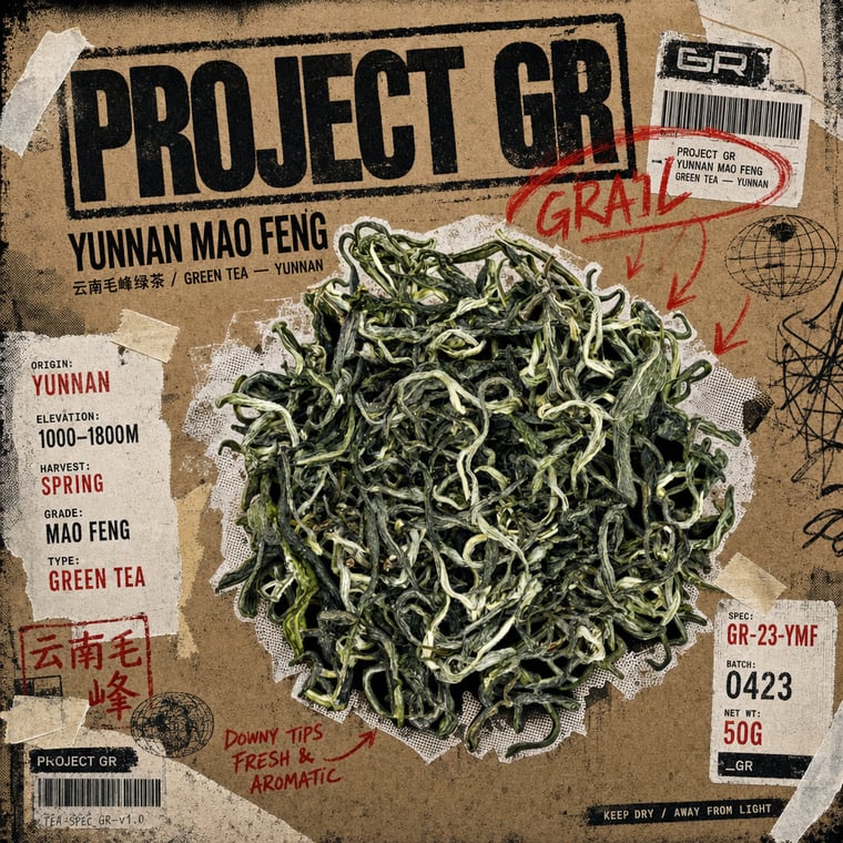 The design — Yunnan Mao Feng Green Tea